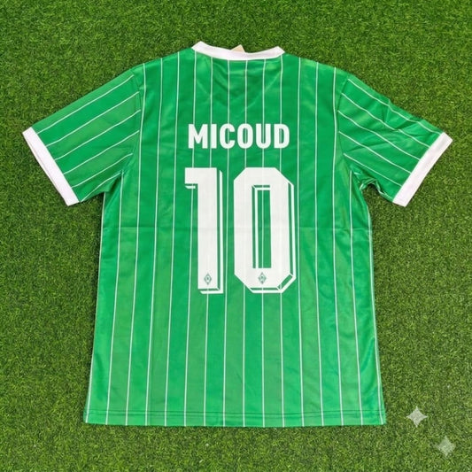 Maillot de football rétro domicile commémoratif Johan Micoud Werder Brême