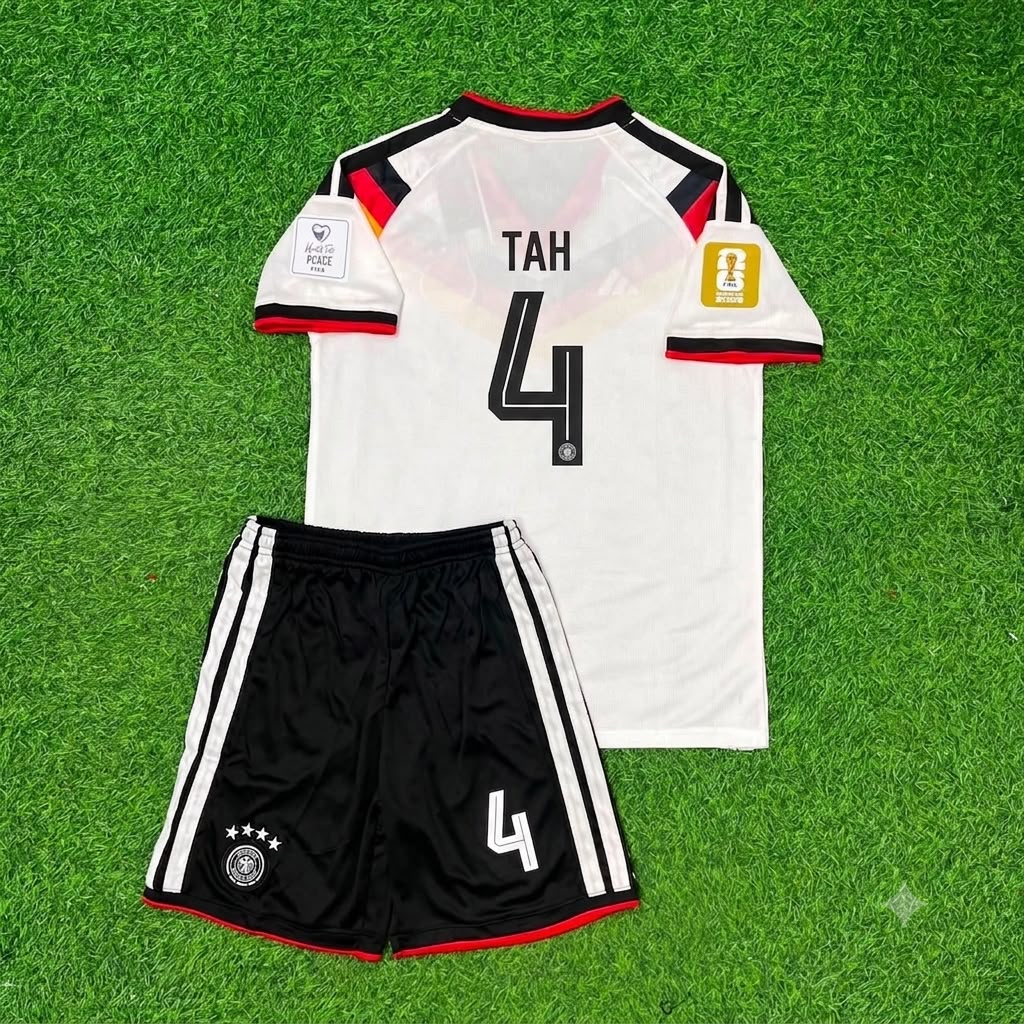 Jonathan Tah Germany 2026 World Cup Kids Home Football Jersey