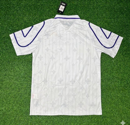 Fiorentina 1997-1998 White Retro Football Jersey