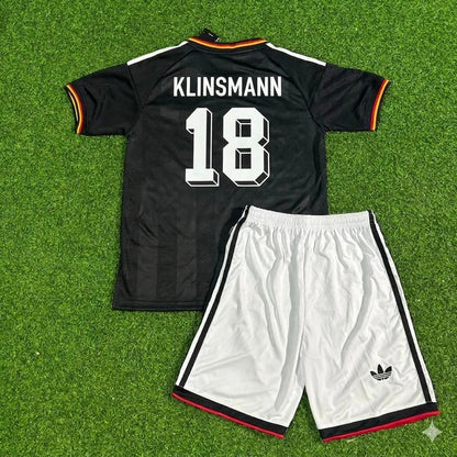 Jürgen Klinsmann Germany Black Retro Kids Football Jersey