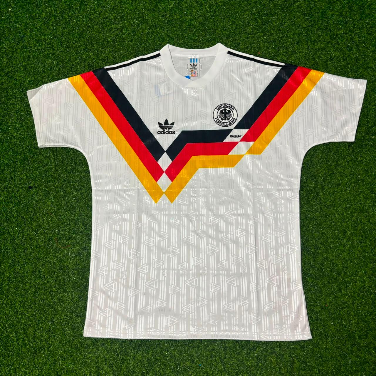 Jürgen Klinsmann Deutschland 1990 Weltmeisterschaft Germany Retro Fußballtrikot