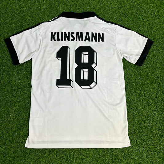 Jürgen Klinsmann Deutschland 1992 Retro Polo Fußballtrikot
