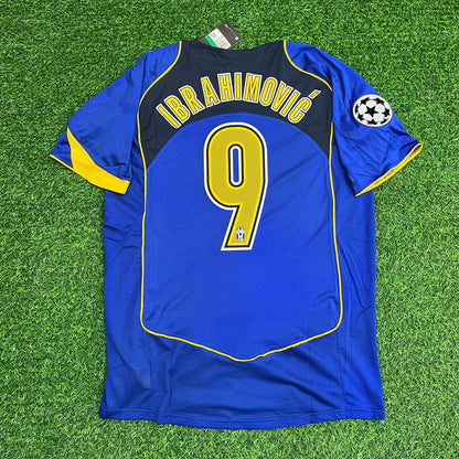 Zlatan Ibrahimovic Juventus 2004-2005 Blue Retro Jersey | Kit | Trikot | Maillot Soccer Kit Soccer Shirt