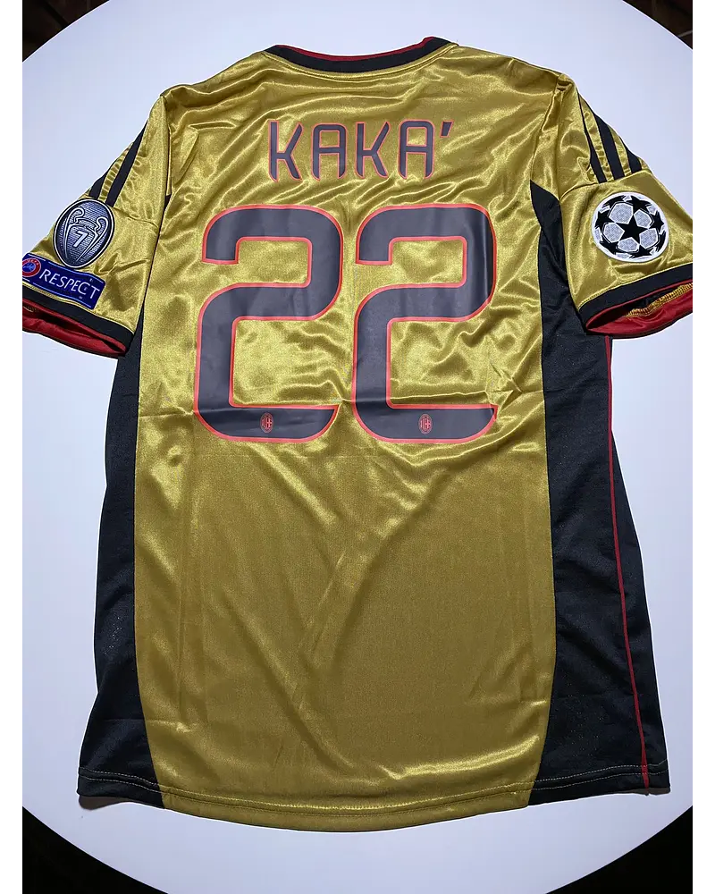 Kaká Leite Milan Weißes Retro-Fußballtrikot