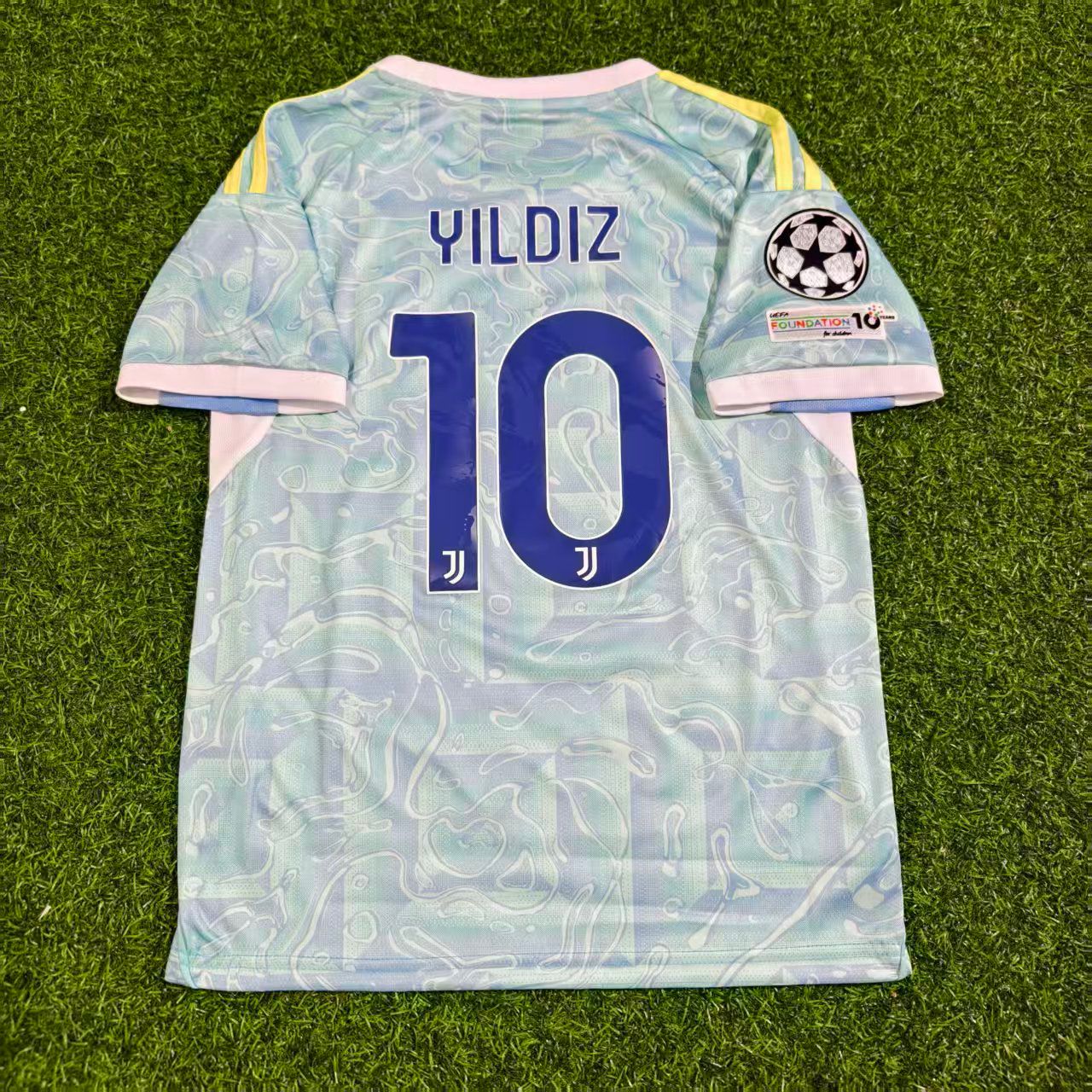 Kenan Yildiz Juventus Away New Season 2026 Jersey Trikot Maillot Soccer Shirt