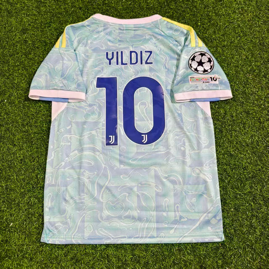 Kenan Yildiz Juventus Away New Season 2026 Jersey Trikot Maillot Soccer Shirt
