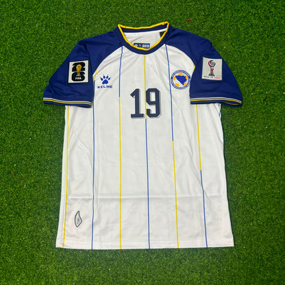 Kerim Alajbegovic Bosnia and Herzegovina 2026 World Cup White Football Jersey