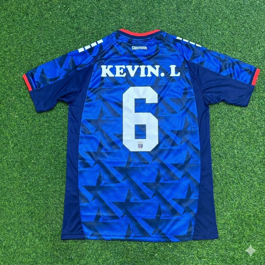 Kevin Pina Cape Verde World Cup 2026 Home Football Jersey Shirt Trikot Maillot