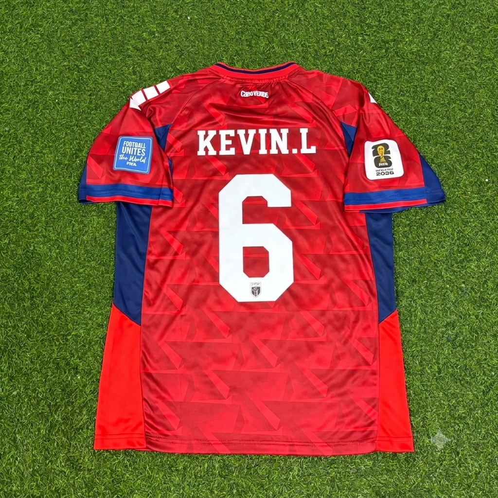 Kevin Pina Cape Verde 2026 World Cup Football Jersey Shirt Trikot Maillot