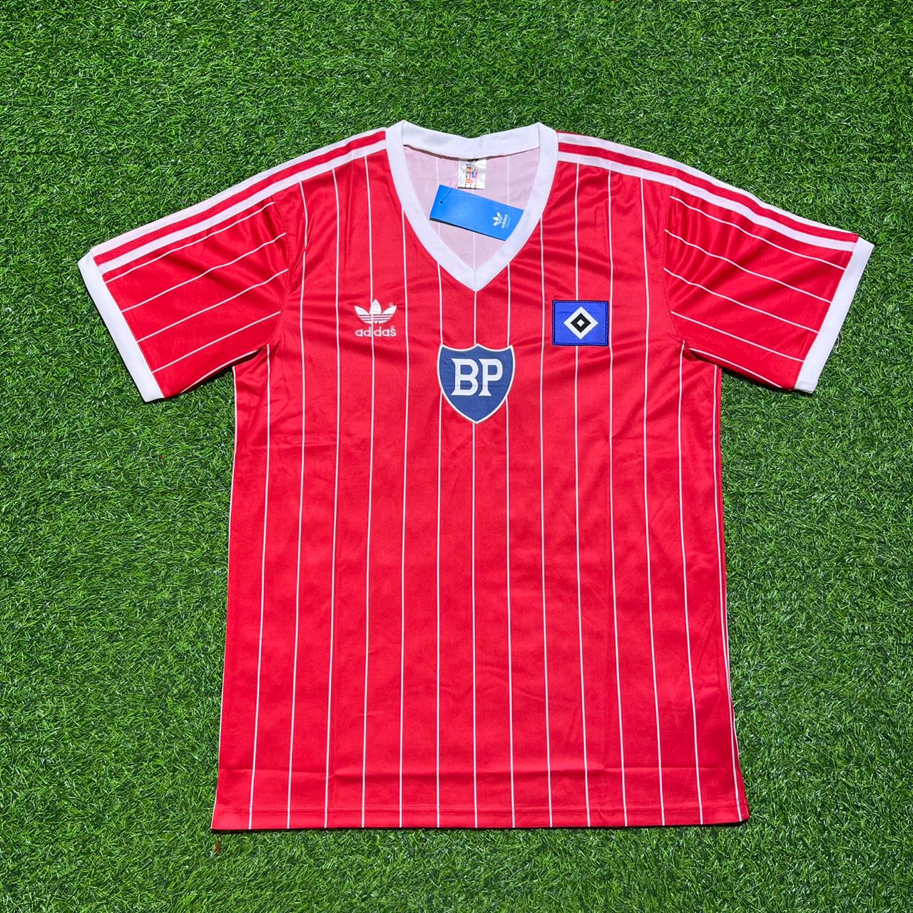 Kevin Keegan Hamburger SV Rotes Heimtrikot Retro Fußballtrikot