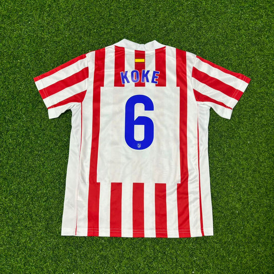 Koke Atletico Madrid New Season Jersey Soccer Shirt Trikot
