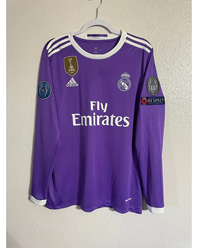 Toni Kroos - Real Madrid 2016/2017 Purple Champions League Retro Jersey Trikot