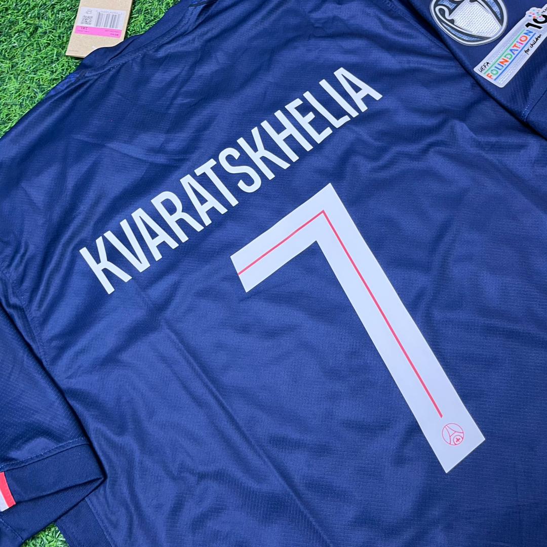 Kvara Khvicha Kvaratskhelia #7 New Season Jersey – | Trikot | Maillot Soccer Shirt