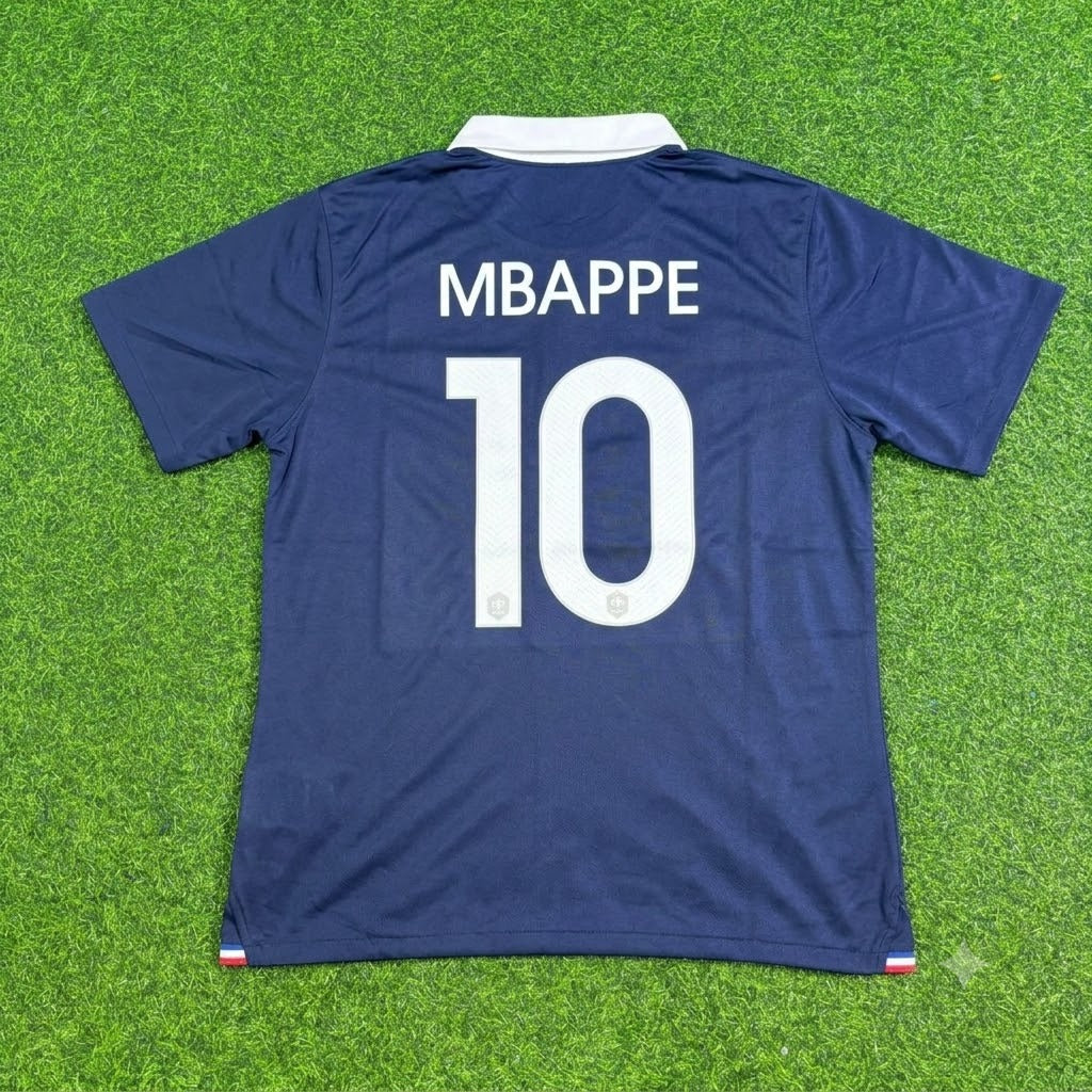 Kylian Mbappe #10 France Retro Football Jersey Trikot Maillot