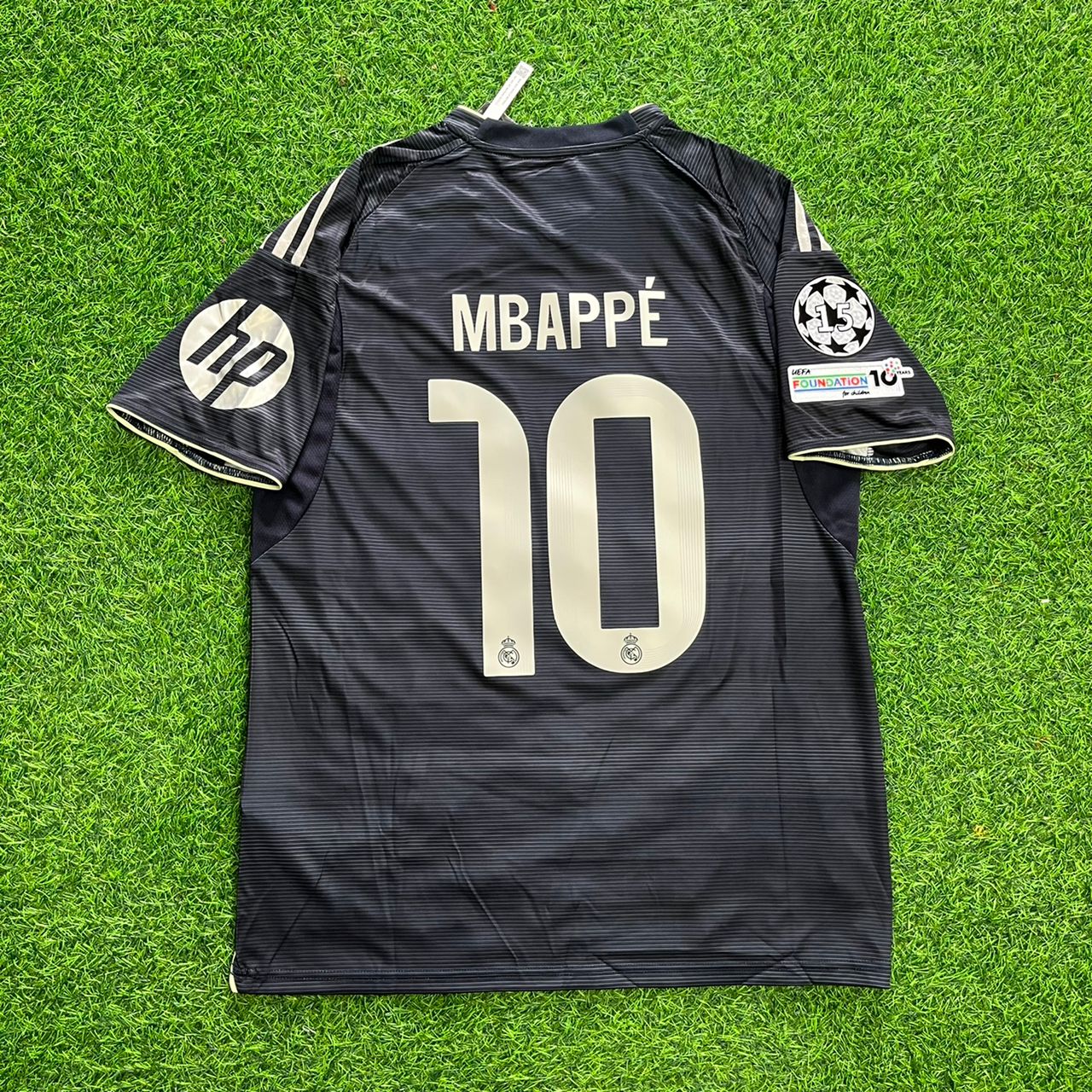 Kylian Mbappe Madrid Black New Season 2026 Jersey Kit Soccer Trikot Maillot Maglia