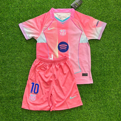 Lamine Yamal Barcelona Pink New Season 2026 Kids Jersey Kinder Trikot Maillot Soccer Shirt