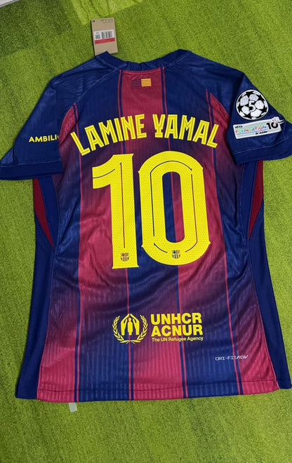 Lamine Yamal Barcelona  Home Number 10 Home New Season 2026 Jersey Trikot Maillot Soccer Shirt