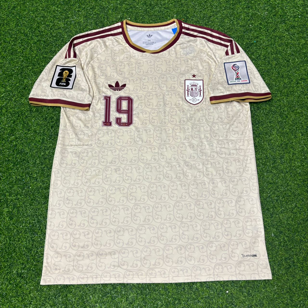Lamine Yamal Spain 2026 World Cup Away Kids Football Jersey