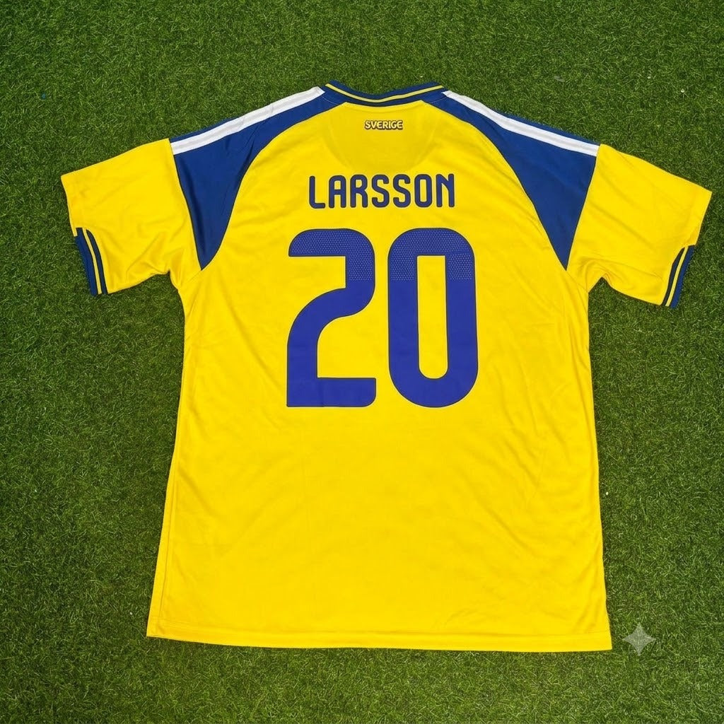 Hugo Larsson Sweden 2026 World Cup New Season Football Jersey