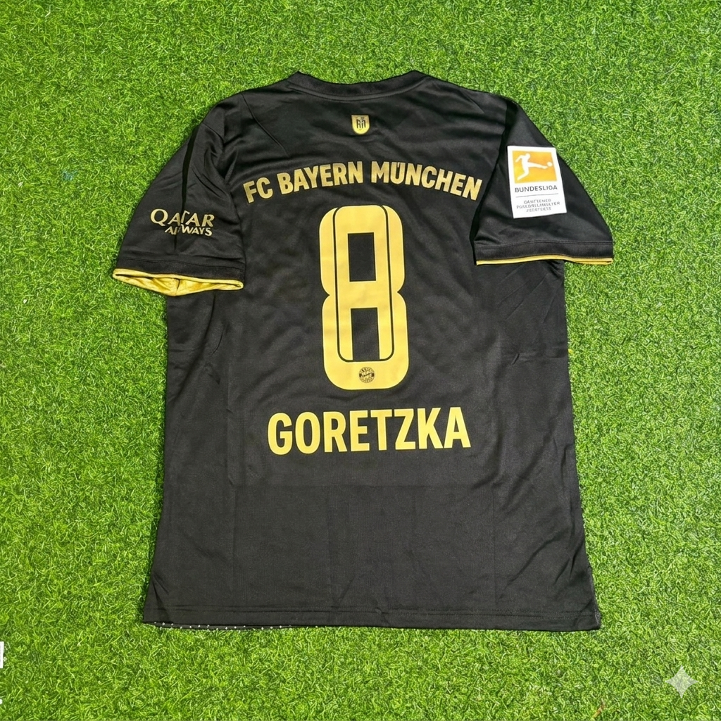 Leon Goretzka Bayern Munich 2021-2022 Away Football Jersey