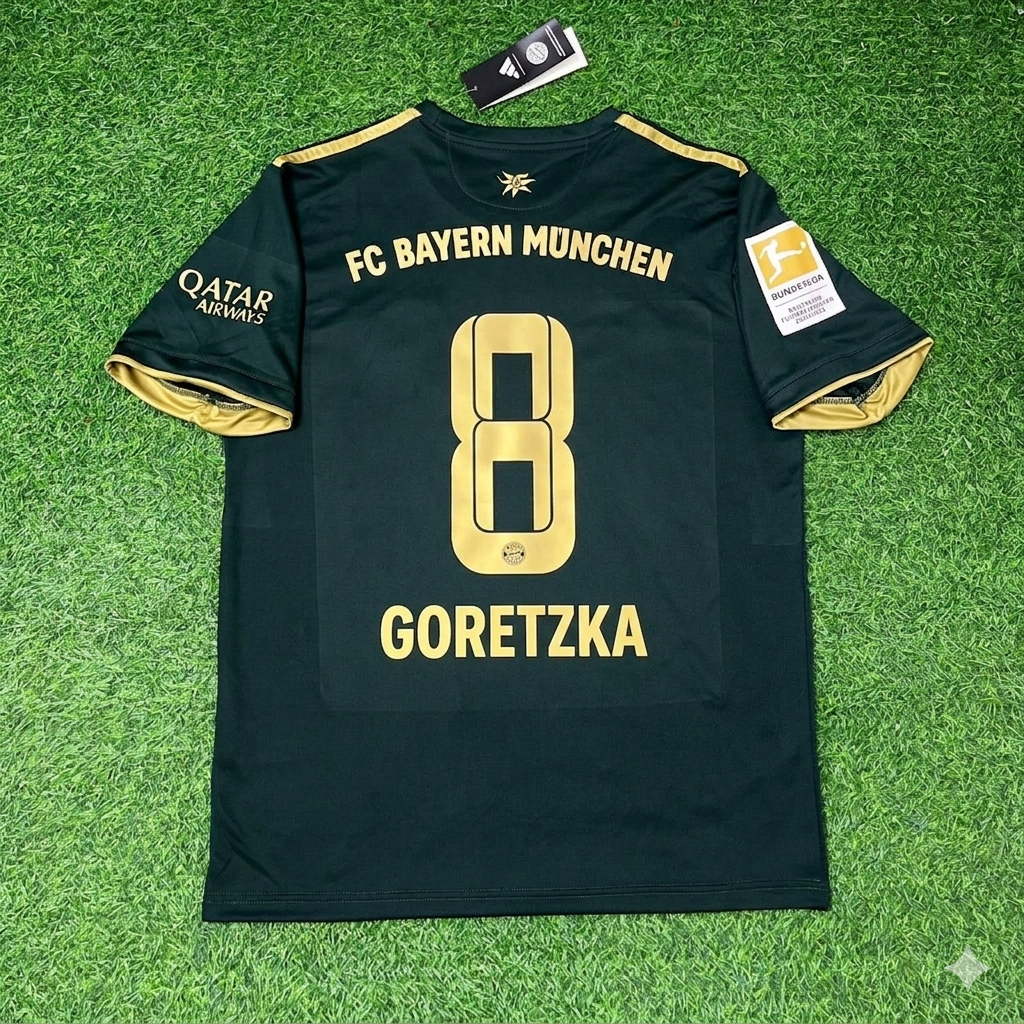 Leon Goretzka Bayern Munich 2021-2022 Oktoberfest Green Special Edition Football Jersey