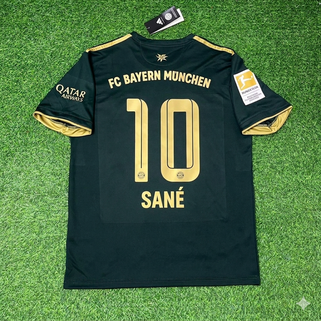 Leroy Sane Bayern Munich 2021-2022 Oktoberfest Green Special Edition Football Jersey