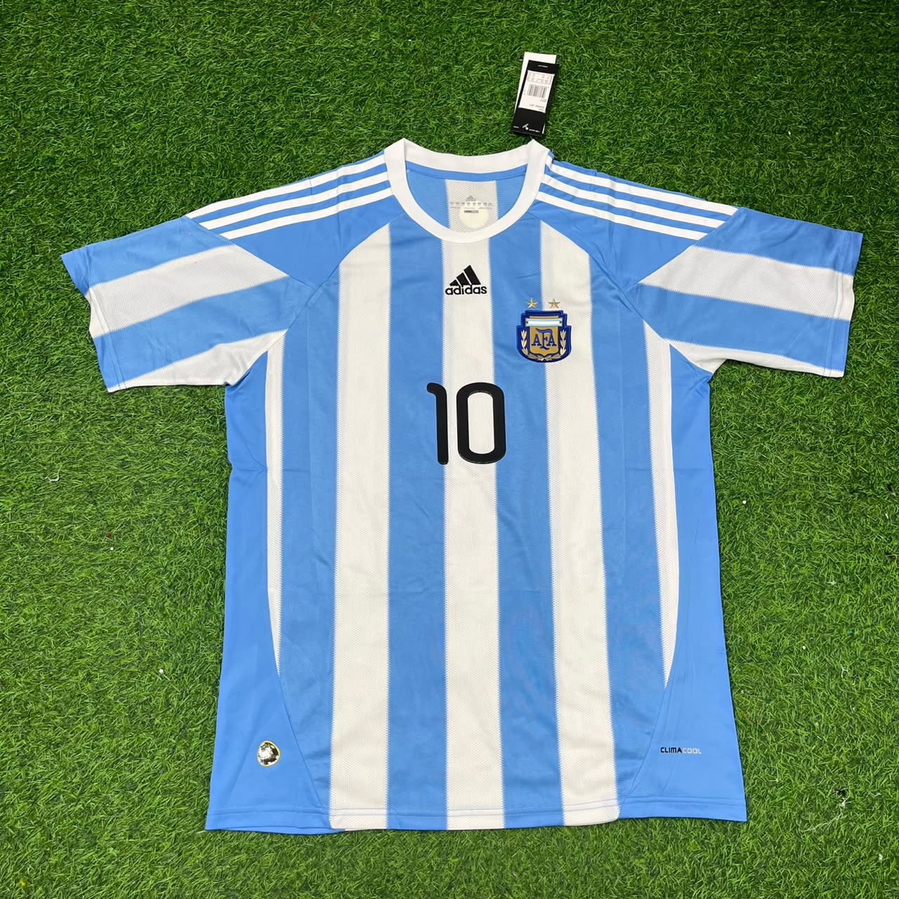 Lionel Messi 10- 2010 World Cup Argentina Retro Jersey