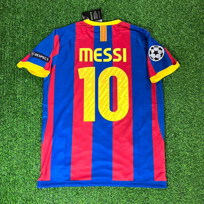 Lionel Messi Barcelona 2011 London Final Jersey Trikot Maillot Soccer Shirt