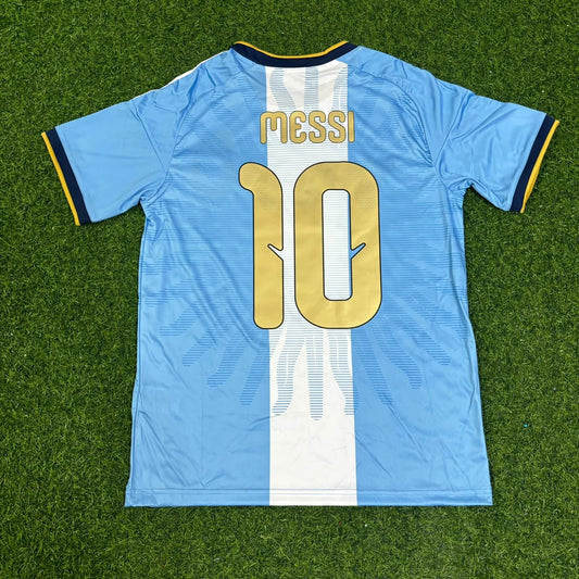 Lionel Messi #10 Argentina Last Final Match Farewell Special Edition Football Jersey