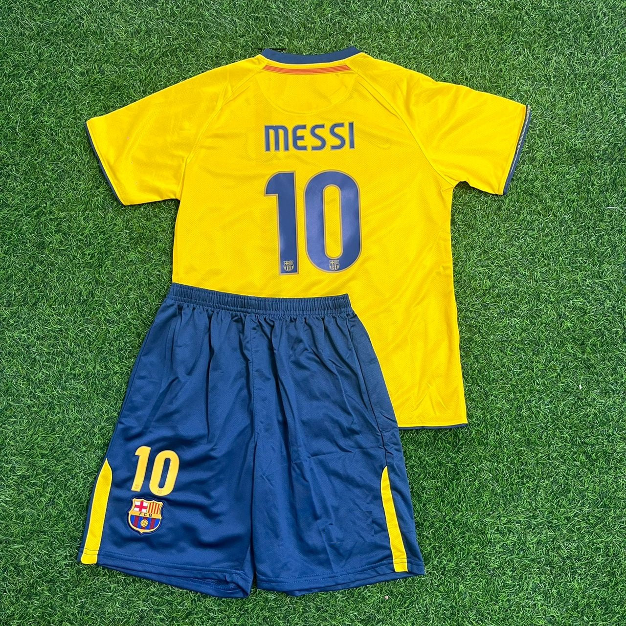 Lionel Messi – Barcelona 2008 2009 Retro Kit Jersey – | Trikot | Maillot Soccer Shirt