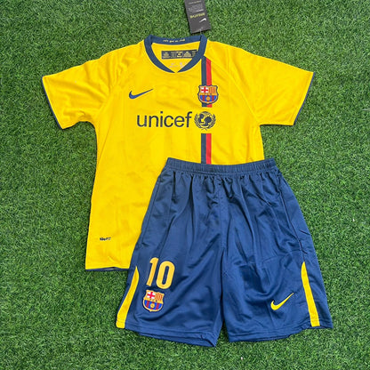 Lionel Messi – Barcelona 2008 2009 Retro Kit Jersey – | Trikot | Maillot Soccer Shirt