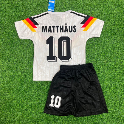 Lothar Matthäus Germany Deutschland Retro Kids Jersey - Deutschland Retro-KinderTrikot Maglia