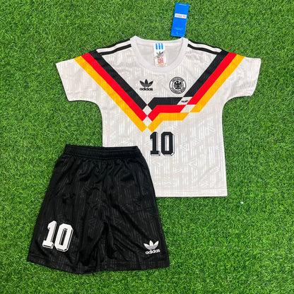 Lothar Matthäus Germany Deutschland Retro Kids Jersey - Deutschland Retro-KinderTrikot Maglia