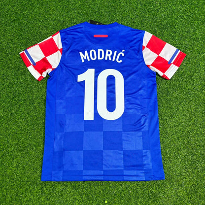 Luka Modric Croatia 2010-2012 Home Retro Football Jersey Kit