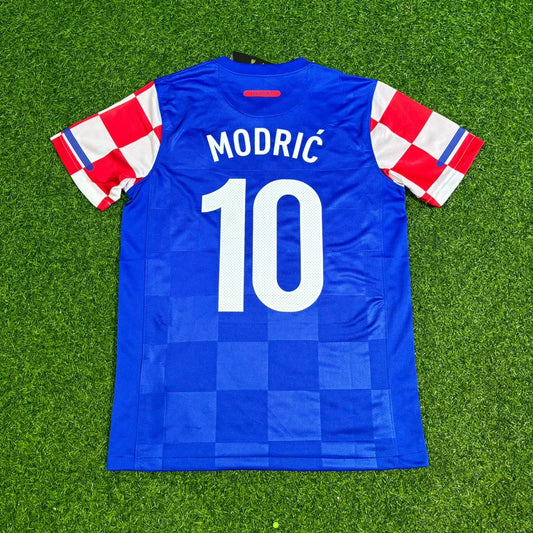 Luka Modric Croatia 2010-2012 Home Retro Football Jersey Kit