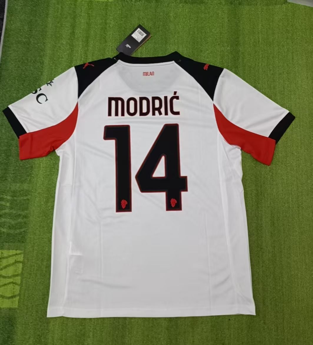 Luka Modric Milan New Season Jersey Soccer Shirt Trikot Soccer Shirt