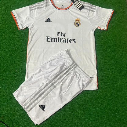 Luka Modric Real Madrid 2014 Final Kids Soccer Kit Jersey Trikot Soccer Shirt