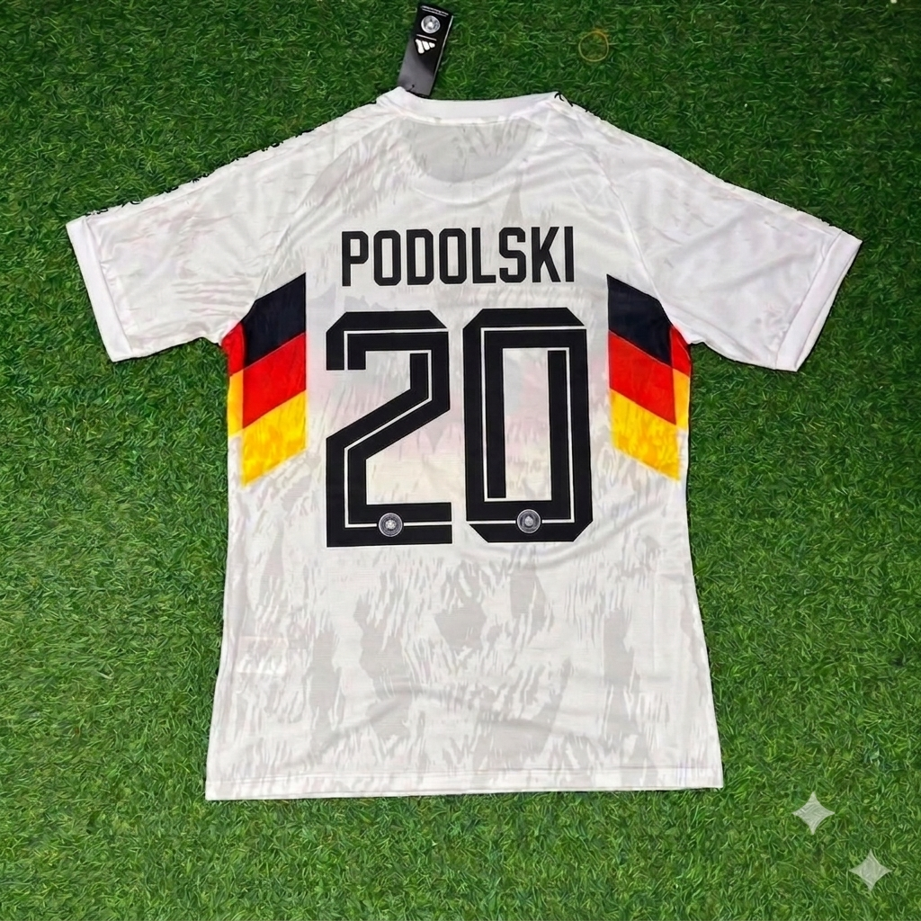 Lukas Podolski #20 Germany Deutschland Special Edition Jersey Trikot Maillot