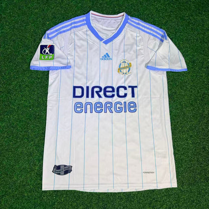 Mamadou Niang 11 – Olympique Marseille 2010 White Retro Kit Jersey Trikot Maillot