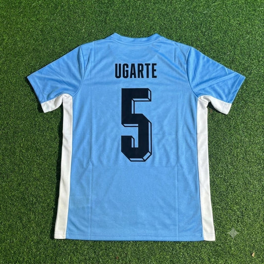 Manuel Ugarte #5 Uruguay World Cup Special Edition Blue Football Jersey