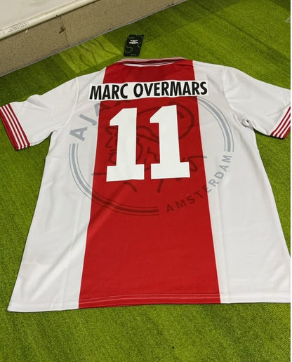 Marc Overmars Ajax Retro Jersey Trikot Maglia