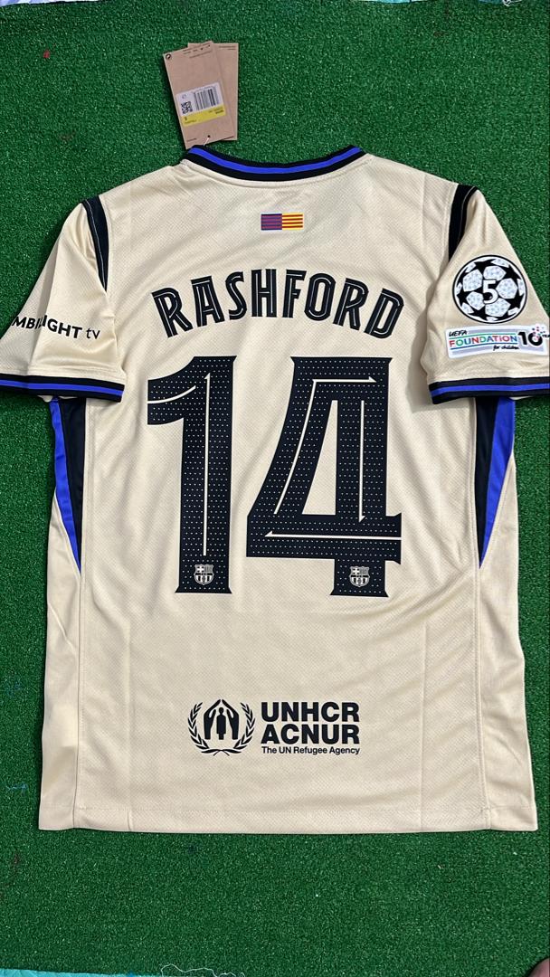 Marcus Rashford Barcelona Away New Season 2026 Jersey Trikot Maillot Soccer Shirt