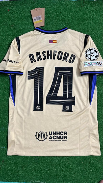 Marcus Rashford Barcelona Away New Season 2026 Jersey Trikot Maillot Soccer Shirt