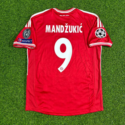 Mario Mandžukić #9 Bayern Munich 2013 Champions League Final Retro Jersey