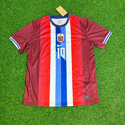 Martin Ødegaard Norway 2026 World Cup New Season Red Football Jersey Kit
