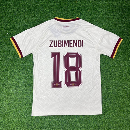 Martin Zubimendi #18 Spain 2026 World Cup Away Jersey Trikot Maillot