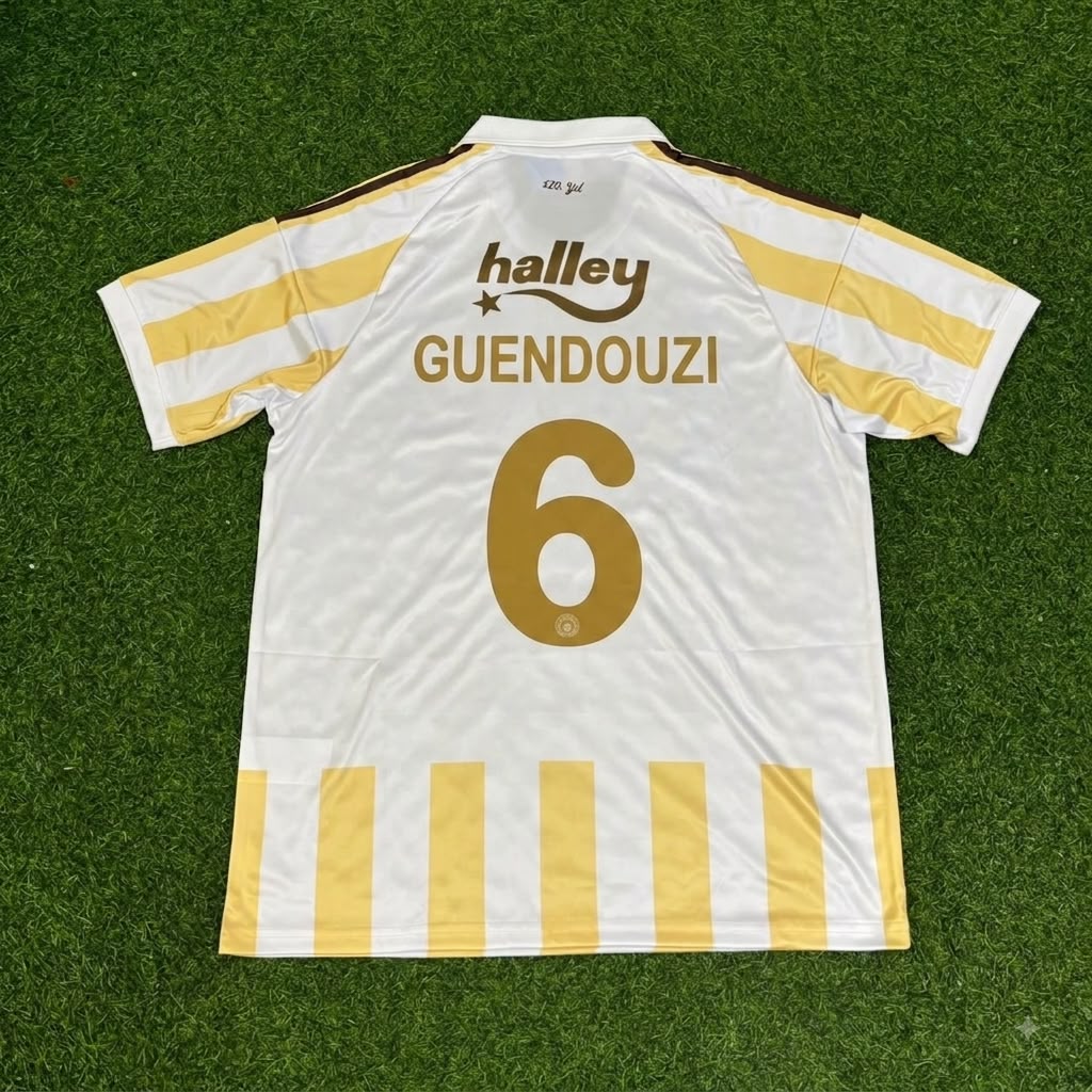 Matteo Guendouzi #6 Fenerbahçe 2027 New Season Football Jersey Kit