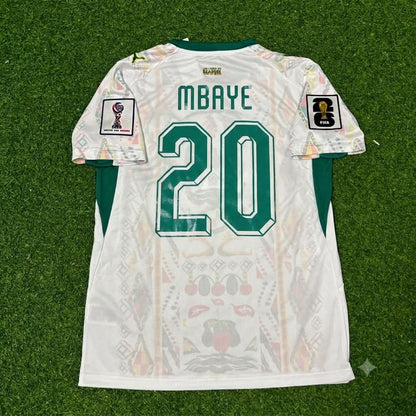 Ibrahim Mbaye Senegal World Cup 2026 Home Jersey Trikot Maillot