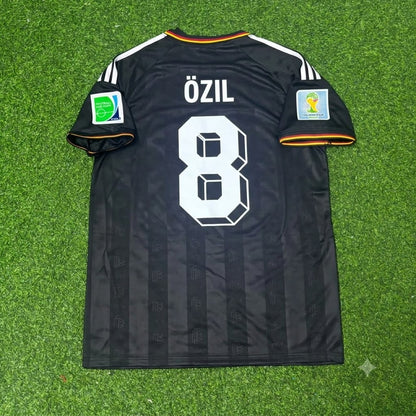 Mesut Özil Germany 2014 World Cup Special Edition Black Retro Football Jersey