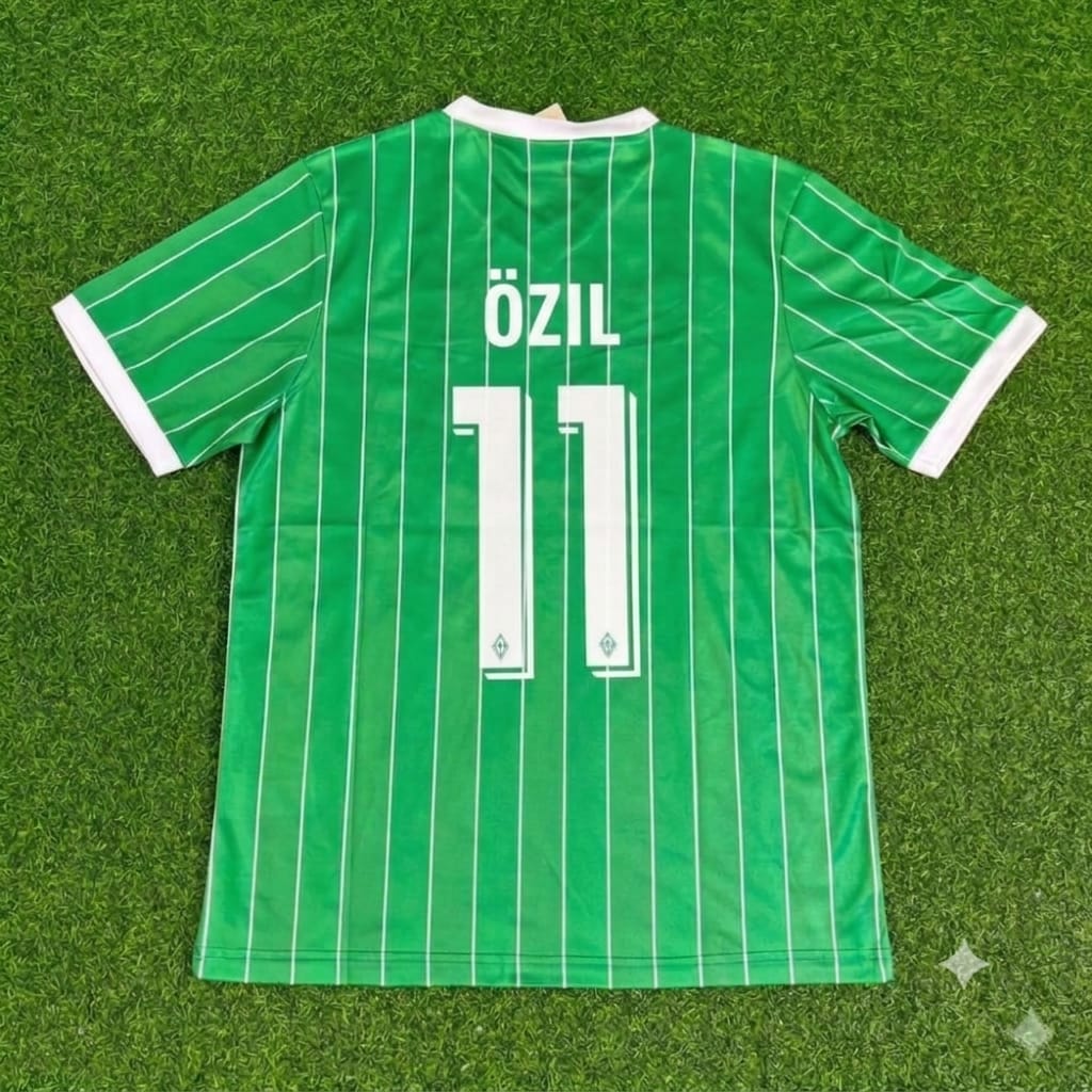 Mesut Ozil Werder Bremen Commemorative Heim Retro Fußballtrikot